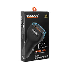 Tessco DC-261 PD + USB CAR Charger |3.4 A Fast Charging Car Charger |High Capacity, Car Charger With Ultra Speed