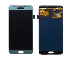 LCD with Touch Screen for Samsung Galaxy J7 - Gold (display glass combo folder)