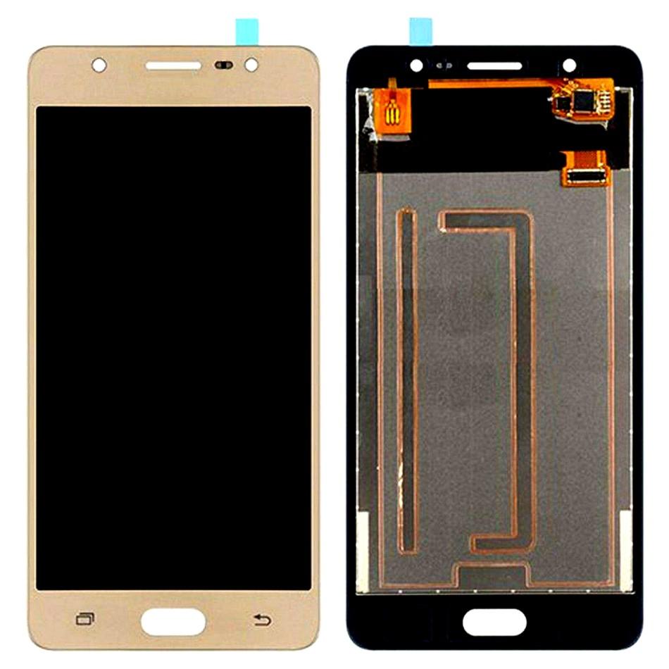 LCD with Touch Screen for Samsung Galaxy J7 Max - Gold (display glass combo folder)