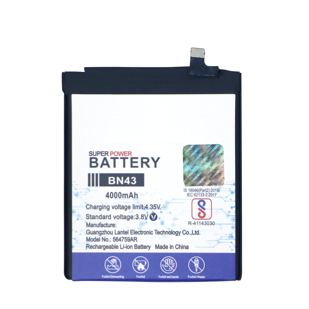 MOBILE BATTERY FOR XIAOMI BN43 - REDMI NOTE 4